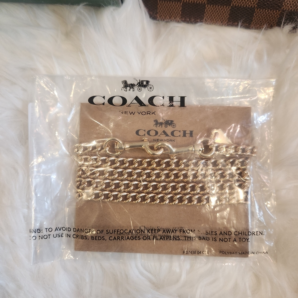 Coach replacement chain strap.